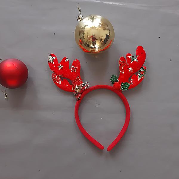 Christmas Raindeer with bells headband