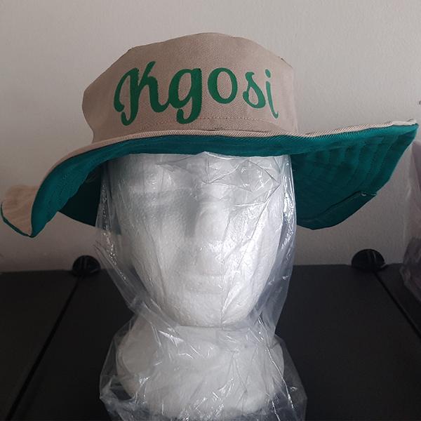 Product: Khaki and Green Kids Reversible Personalised Sun Hat with name