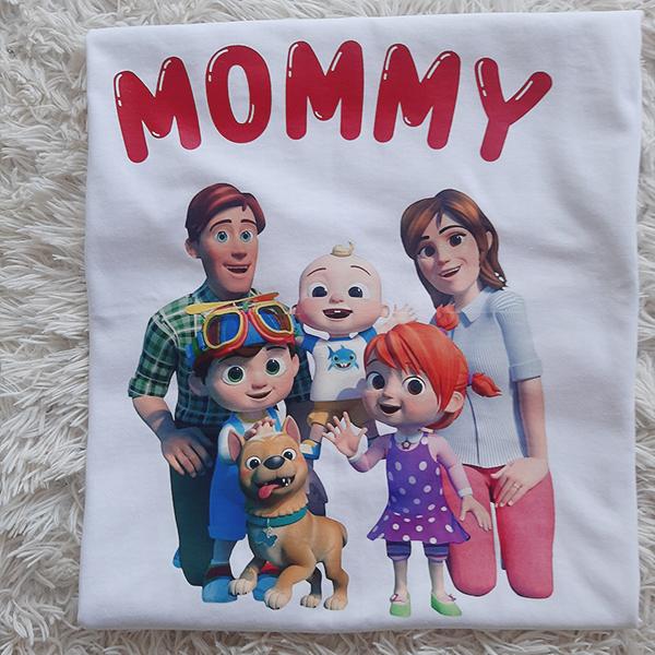 Product: Cocomelon personalised family t-shirt