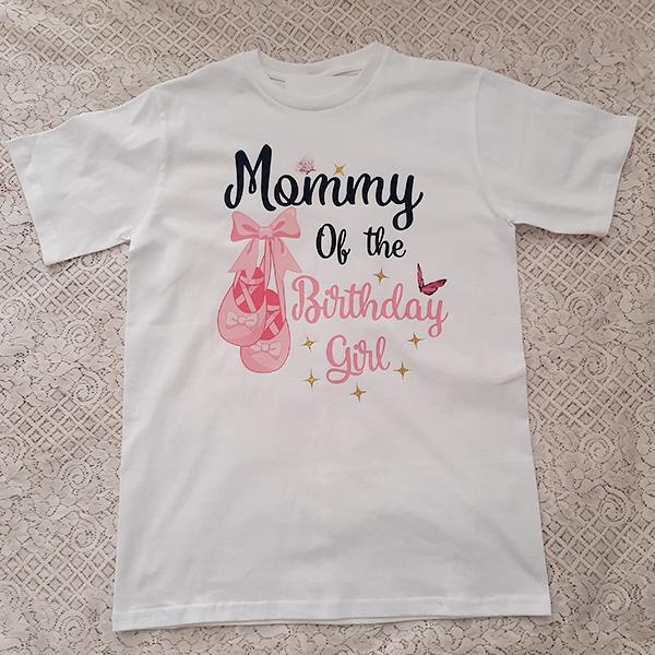 Product: Ballerina personalised family t-shirt